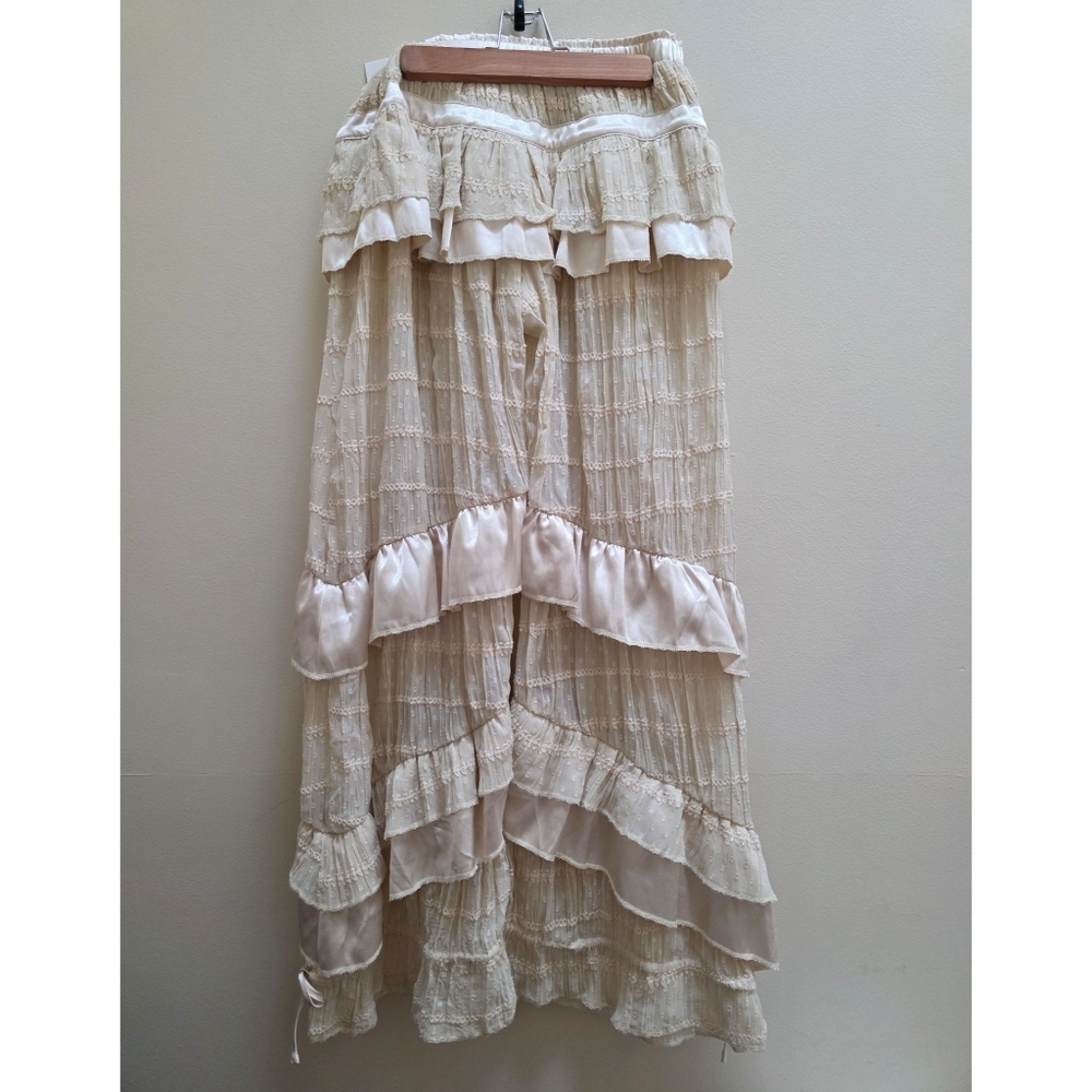 Free People Belle Ruffle Pants - Picture 6 of 9